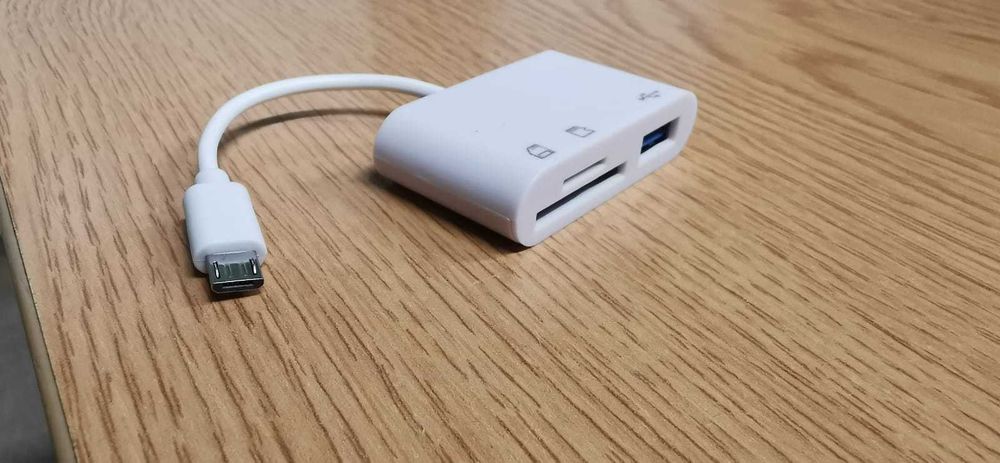 Adapter 3 w 1 Micro USB Czytnik kart pamięci SD USB2.0 telefon laptop