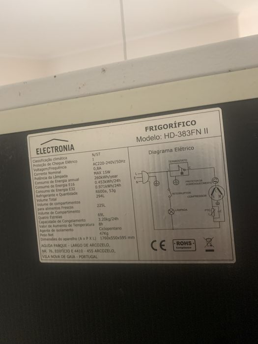 frigorífico eletronia