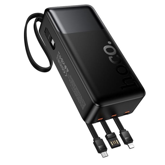 Повербанк HOCO J156B 30000 mAh 22.5W з кабелями
