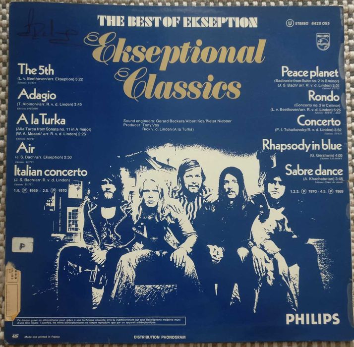 Disco de Vinil "Ekseptional Classics - The Best Of Ekseption"