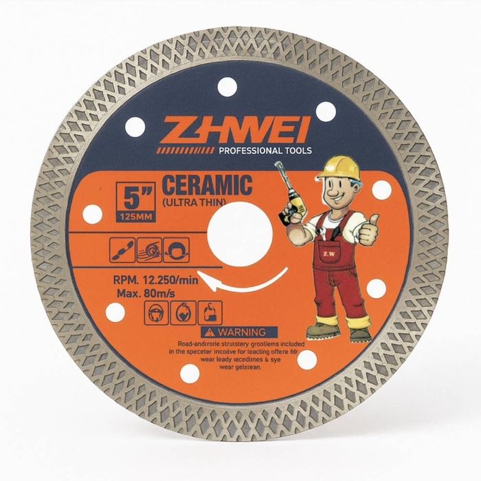 Диск алмазный отрезной ( керамика,дерево,метал ) универсальный  125 мм