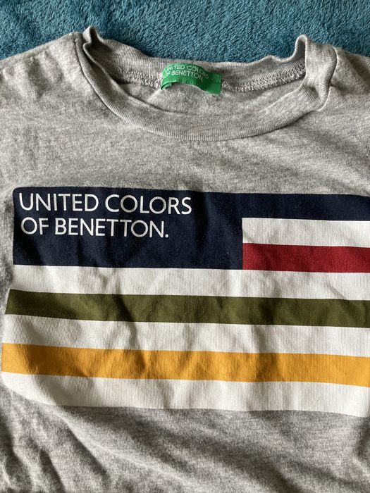 3x T-shirty koszulki Benetton Next 116