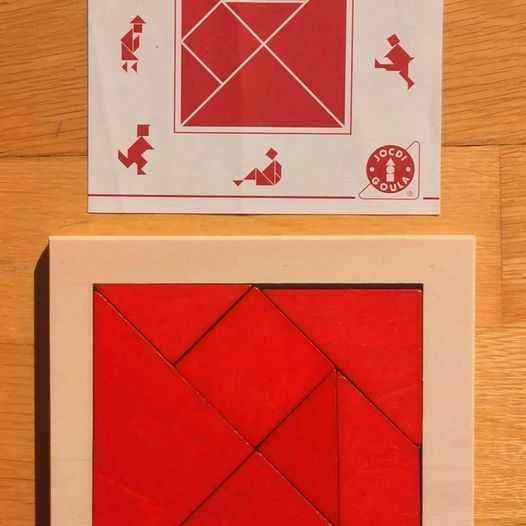 Tangram vermelho