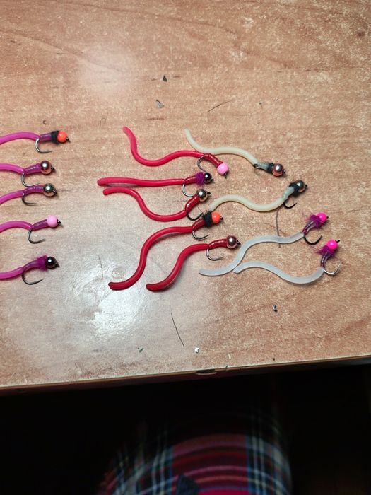 Nimfa Parkinson sztuczna mucha na pstrąga lipienia klenia hand made