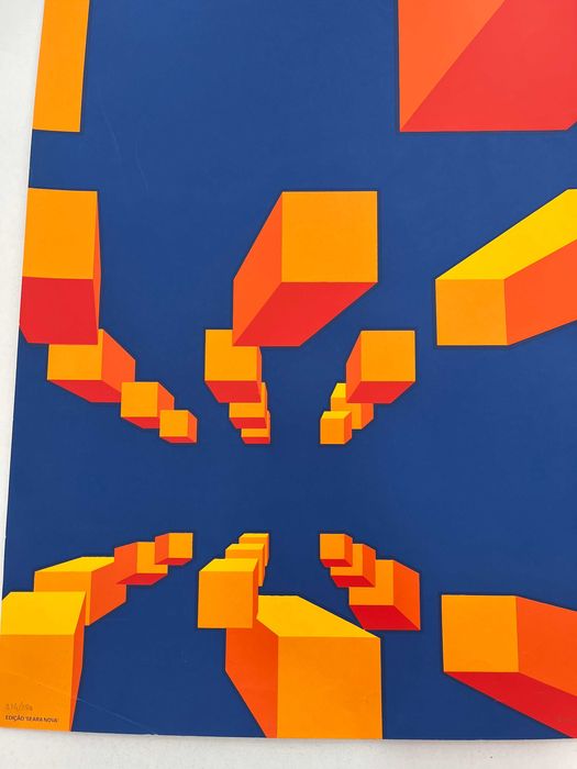 Serigrafia de Eduardo Nery 1971 Assinada e numerada