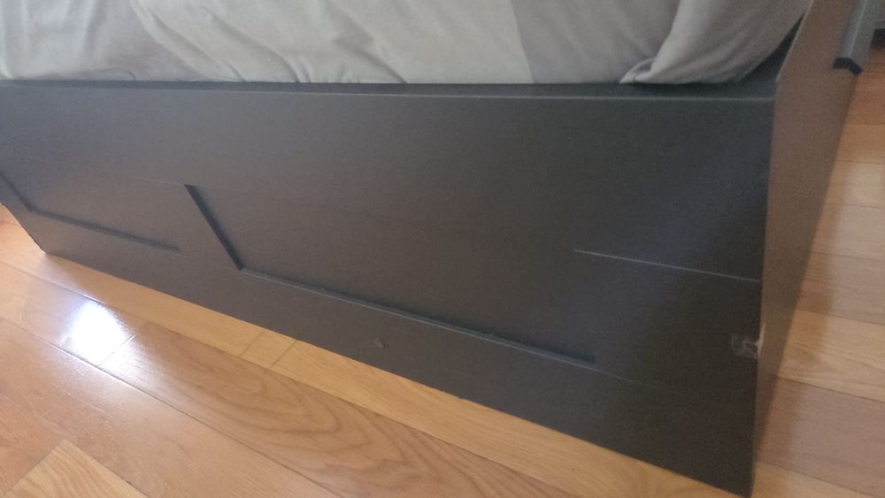 Cama Ikea hemnes + colchão + estrado + cabeceira