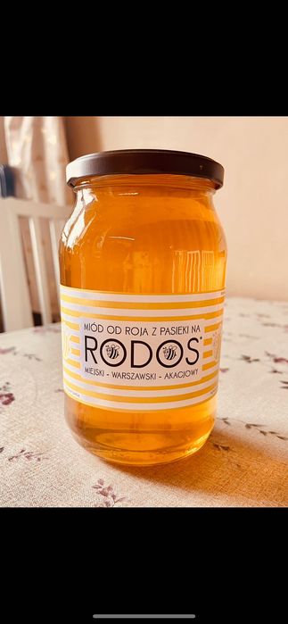 Miód akacjowy warszawski 0,9 l