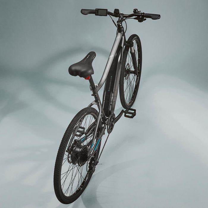 BICICLETA DE TREKKING ELÉTRICA RIVERSIDE 500 E CINZENTO