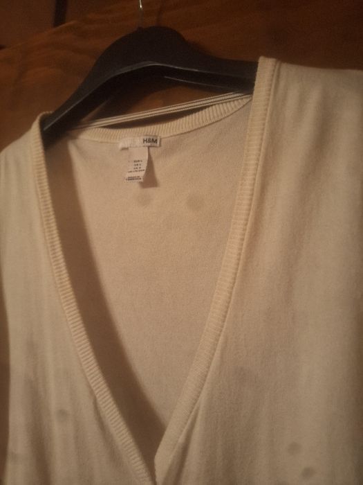 Sweterek damski H&M,83%bawełna,rozm.L stan bardzo dobry.