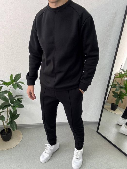 Чоловіче базове худі з капюшоном, на флісі