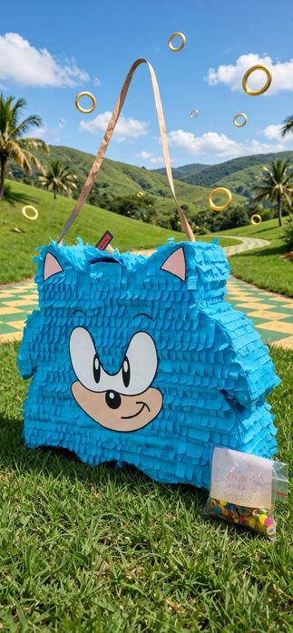Piniata SONIC na urodziny dla dzieci!!!