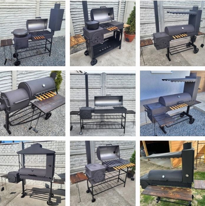 5мм• ХІТ 2025 •Мангал Смокер Коптильня Холодного та Гарячого Копчення