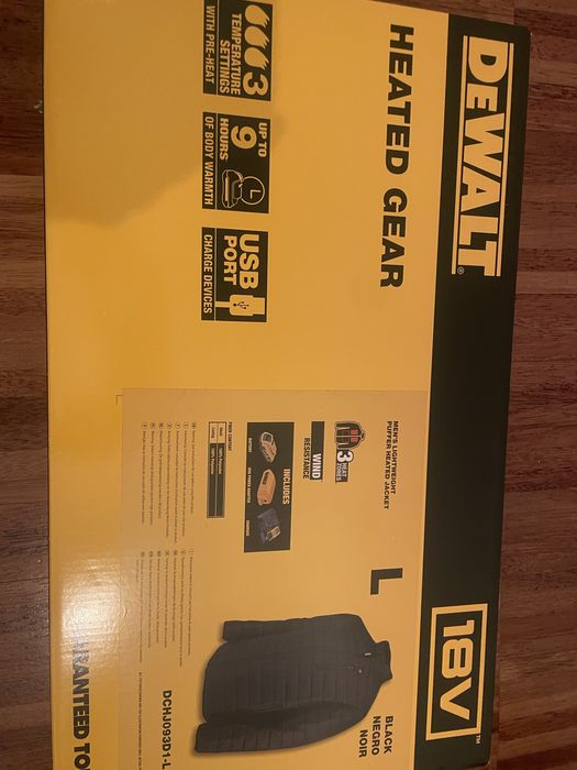 DeWalt nowa kurtka ogrzewana aku + ładowarka