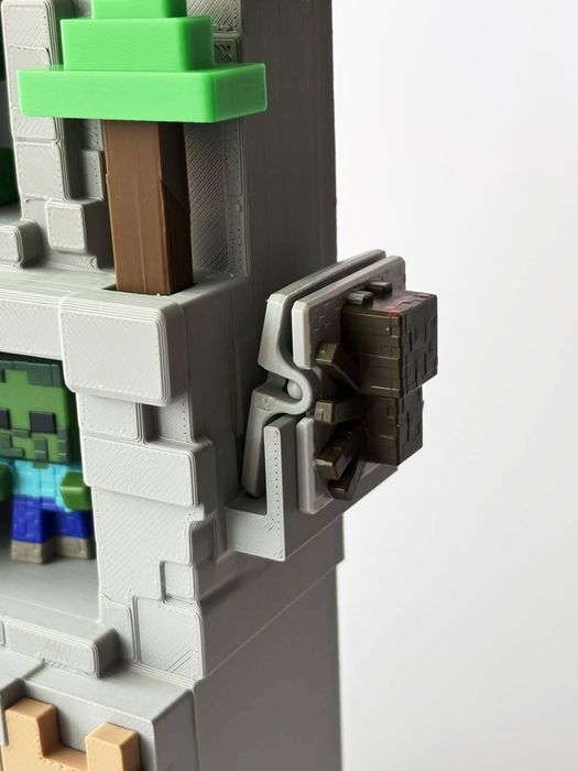 Полиця для фігурок Minecraft Kinder Joy | Органайзер | Стенд