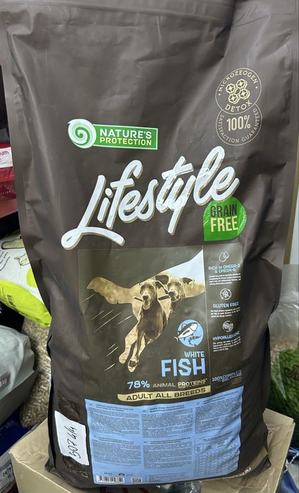 Nature’s Protection Lifestyle white fish all breeds 10 кг
