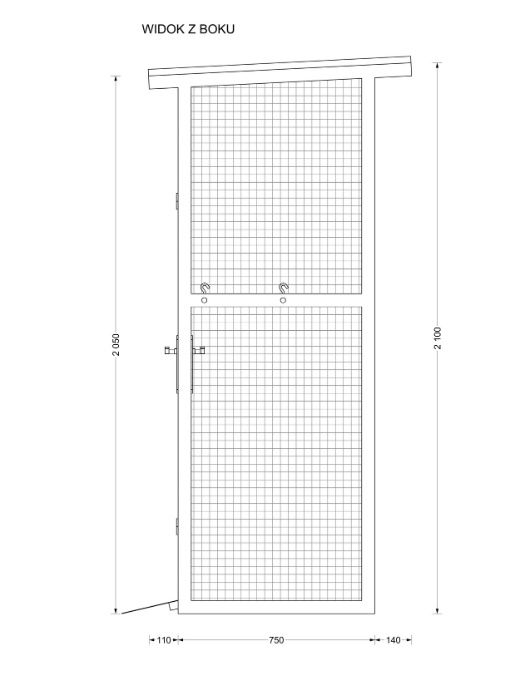 Klatka Box Szafa na butle gazu technicznego na 8 butli