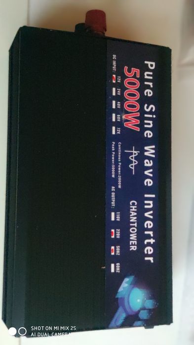 Инвертор Інвертор перетворювач живлення з 12в на 220в з чистим сінусом