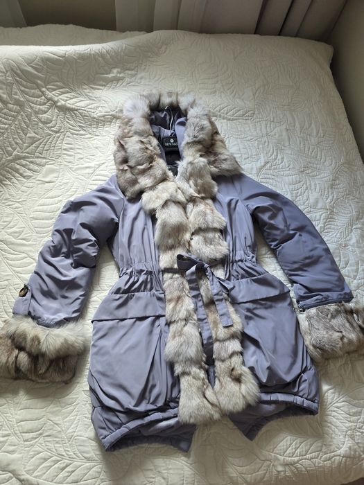 Parka puchowa futerko