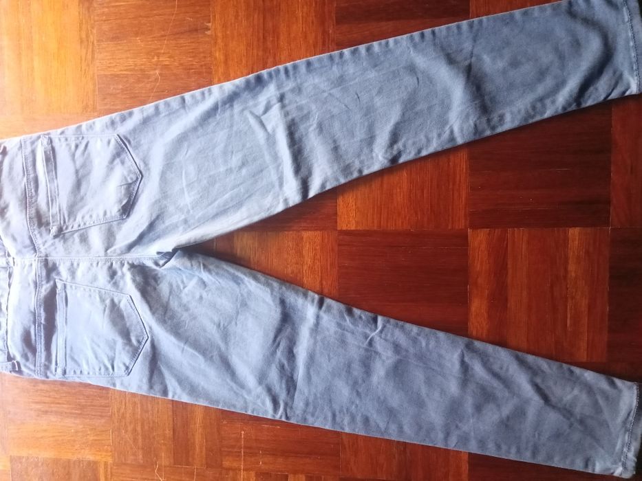 Calça straight 11/12 anos