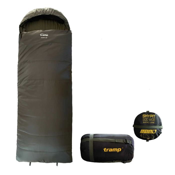 Спальний мішок Tramp (ковдра, кокон) для туризму, кемпінгу, риболовлі.