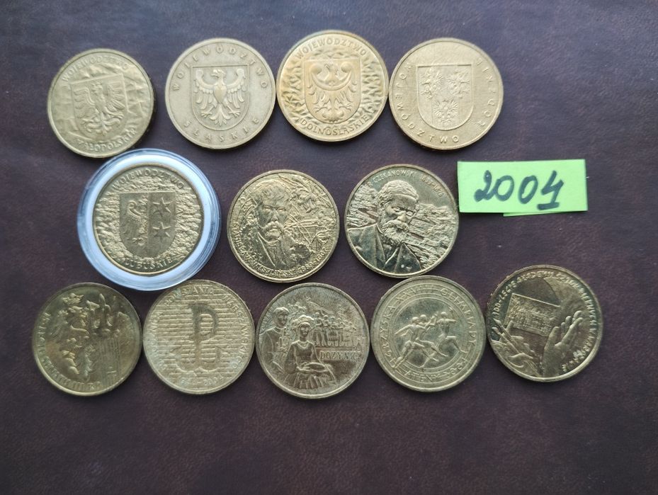Монети 2 злоті пам'ятні.