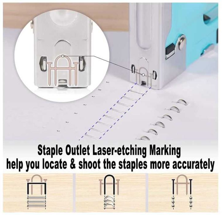 Zszywacz ręczny 3 w 1 Shall + komplet zszywek