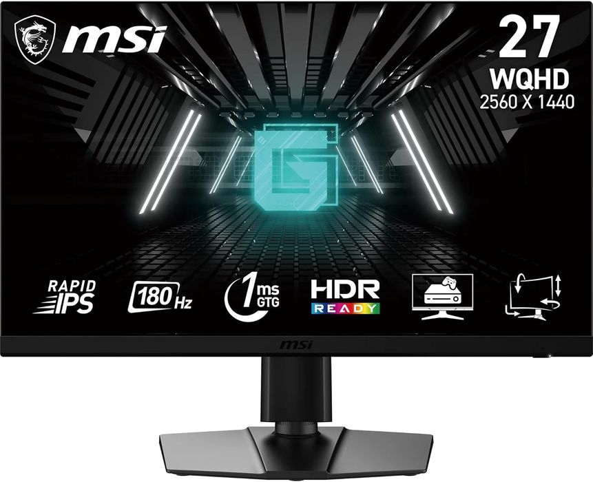 Monitor dla graczy MSI G272QPF E2 LED Rapid IPS 180 Hz WQHD 1 ms (GTG)