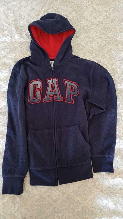 Casaco Sweatshirt GAP Kids com Capuz - Azul Marinho - Tamanho XXL (14-16 anos)
