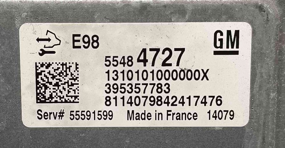 Centralina Motor / ECU 55484727 - OPEL ASTRA J