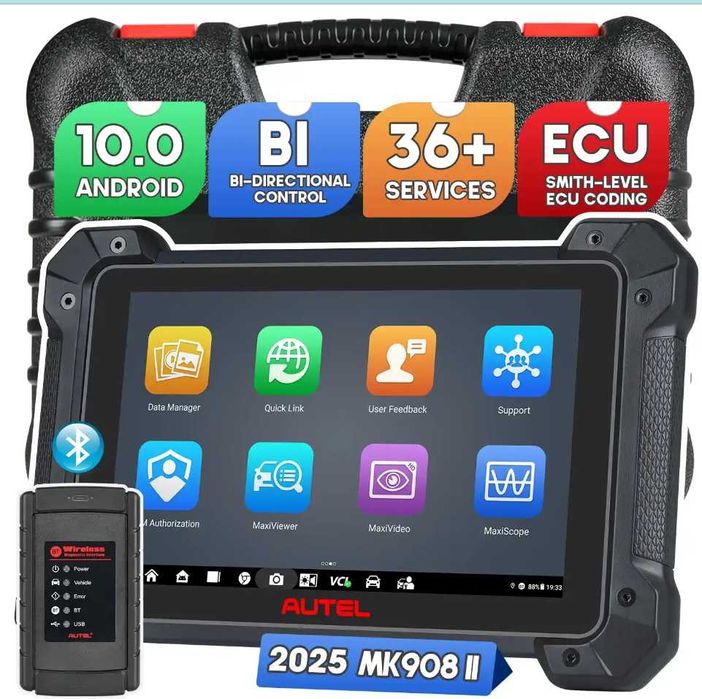 AUTEL MAXICOM MK908 II–Profesjonalny Tester Diagnostyczny Full System