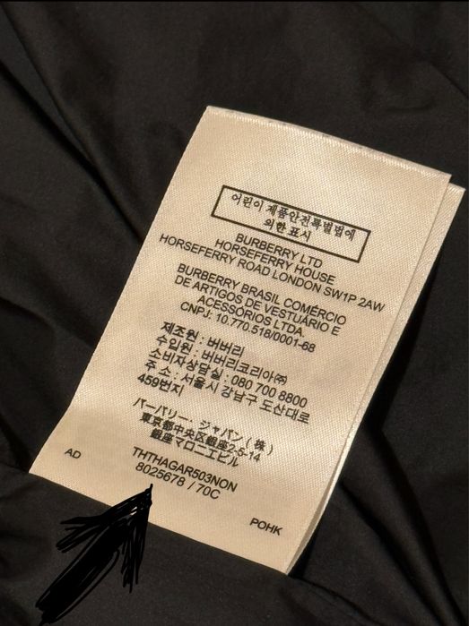 Jaqueta Check Burberry