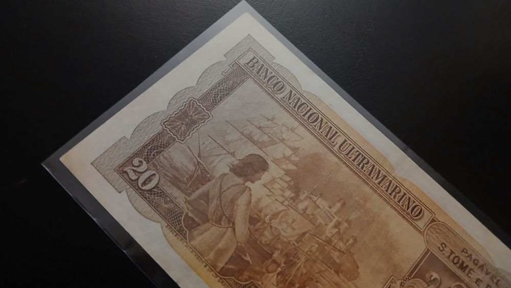 Nota de S. Tomé e Príncipe 20 Escudos de 1958