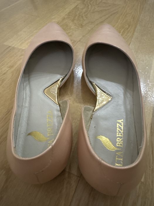 Балетки Alta Brezza пудровые 25.5 см