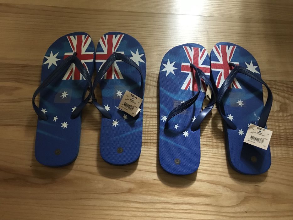 Klapki męskie granatowe