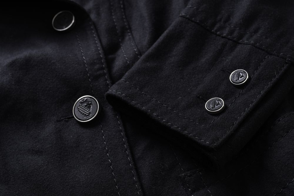 C&A YESSICA czarny wełniany płaszcz damski 52% wełna r. 46