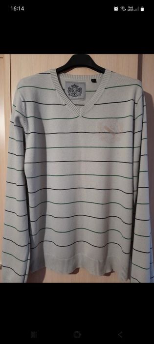 Swetr męski w paseczki xl/2xl