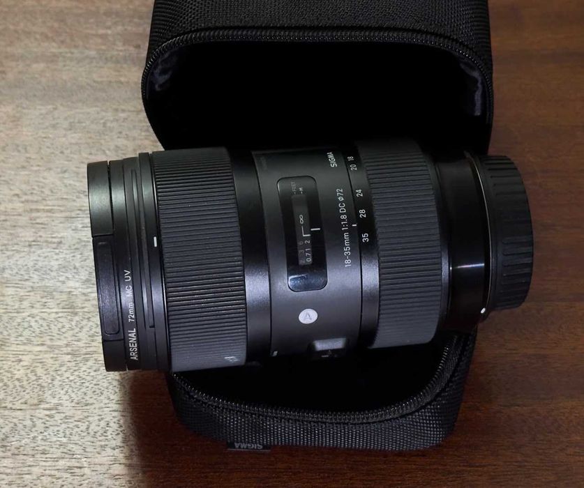Об'єктив Sigma 18-35mm f/1.8 DC HSM Art (Canon EF) + Фільтр Arsenal + Док-станція Sigma USB Dock UD-01
