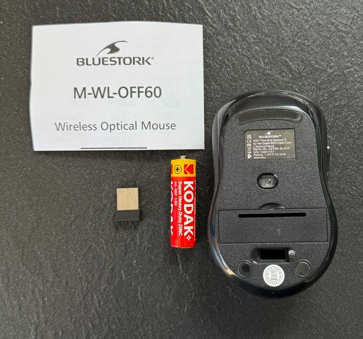 Myszka Bezprzewodowa Bluestork OFF60 Czarny