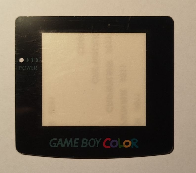 Game Boy Color screen protection lens