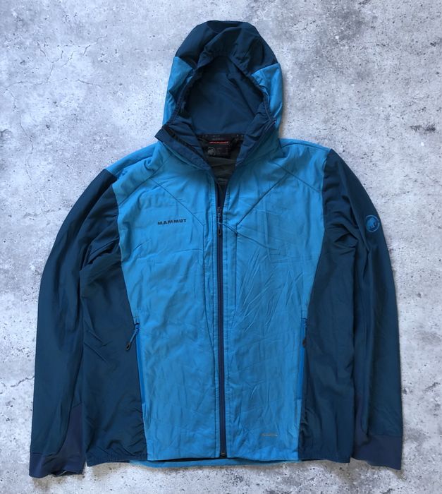 Оригінальна куртка Mammut синього кольору, розміру XL-XXL TNF Oakley