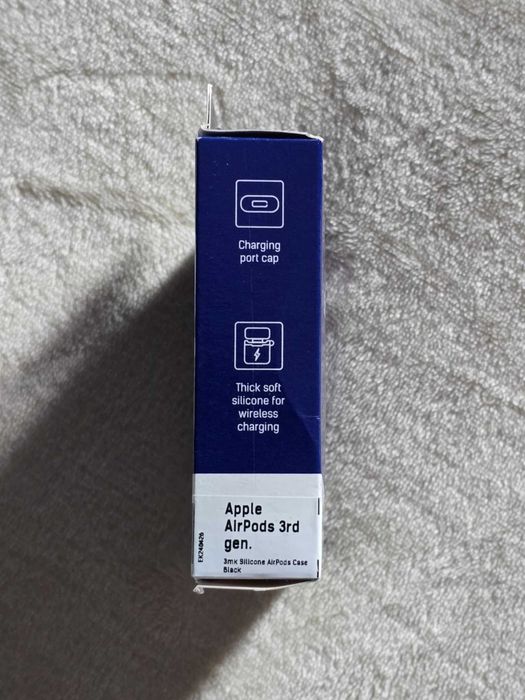 Etui do Apple AirPods 2nd gen - 3mk Silicone AirPods Case Black