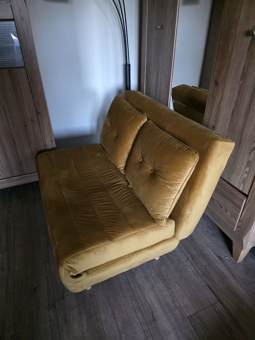 Sofa kanapa łóżko  rozkładana filc 103cm