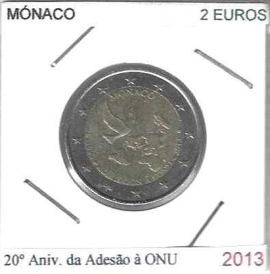 Mónaco- - - - - Moedas Comemorativas de 2 Euros