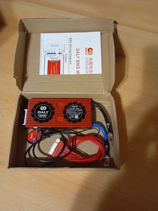 Smart BMS плата DaLy LiFePO4 16S 48V 100A з Bluetooth