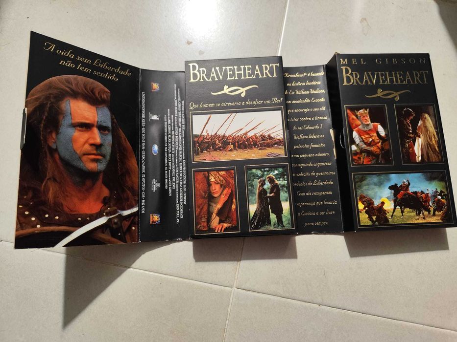 Braveheart edição coleccionador 2 cassetes de vídeo