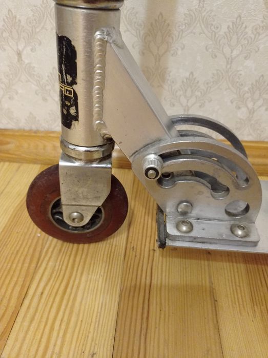 Самокат детский двухколёсный металлический, б/у