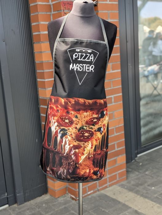 Fartuch męski kuchenny, pizza, Dzień ojca, kuchnia, grill prezent