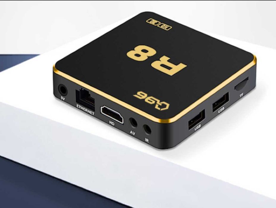 Смарт приставка для телевизора Q96 R8 8\64GB WiFi Android 4K пульт