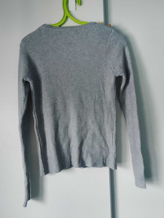 Bluzka prążek damska szara rozmiar uniwersalny