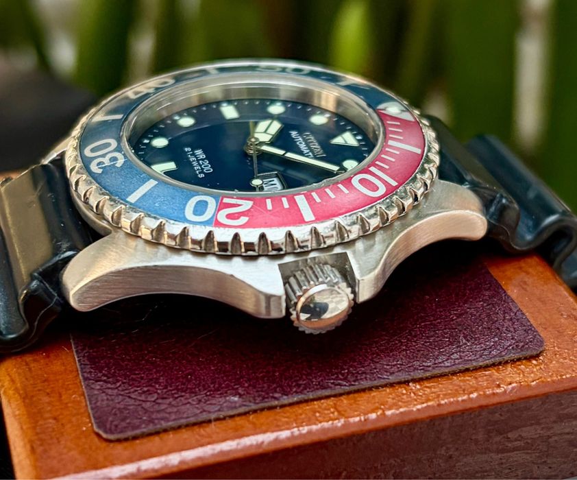 Citizen Automatic  Pepsi Dolphin Divers Vintage